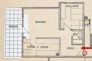 Modern sanierte 2-ZKB-Erdgeschosswohnung mit großer Terrasse am Betzenberg – 67663 Betzen, Kaiserslautern – Vorschaubild 13