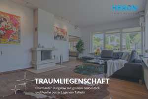 TRAUMLIEGENSCHAFT - Charmanter Bungalow mit großem Grundstück und Pool in bester Lage von Talheim – Heilbronn (Kreis) – Vorschaubild 1