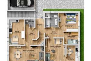 Umgeben von einem Biotop: Einfamilienhaus mit Einliegerwohnung in ruhiger und zentrale Lage – Die vollständige Adresse der Immobilie erhältst du vom Anbieter., 85051 Südwest, Ingolstadt – Vorschaubild 34