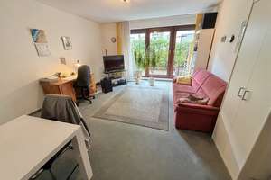 Bonn-Beuel: Vermietete 2-Zimmer-Eigentumswohnung mit ca. 52m² Wfl. und Terrasse im EG
