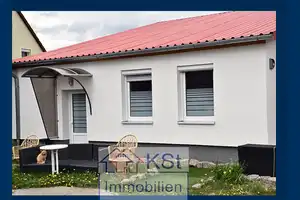 ***WOHNEN UND ARBEITEN vor den Toren Leipzigs, moderne Wohnung u. Büro + große Lagerflächen *** – Leipzig (Kreis) – Vorschaubild 1