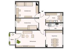 Bezugsfrei mit Potential nahe Auwald - Einbauküche | Tageslichtbad | Balkon | Keller – 4179 Leutzsch, Leipzig – Vorschaubild 19