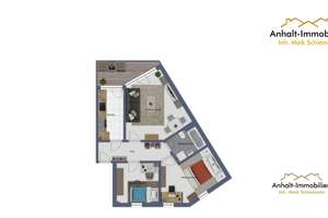 Lichtdurchflutete 3-Zimmer-Wohnung mit Balkon & Stellplatz im Hinterhof – Wallstraße 1a, 6449 Aschersleben – Vorschaubild 21