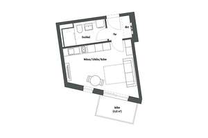 Kompaktes Apartment mit Südbalkon – Lilli-Kurowski-Straße 1, 80995 Feldmoching, München – Vorschaubild 4