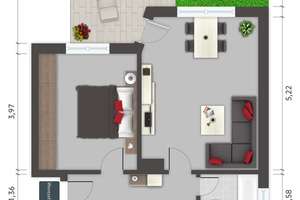 Schöne Terrassenwohnung mit Stellplatz – Wentzel Dr. – Die vollständige Adresse der Immobilie erhältst du vom Anbieter., 22175 Bramfeld, Hamburg – Vorschaubild 23