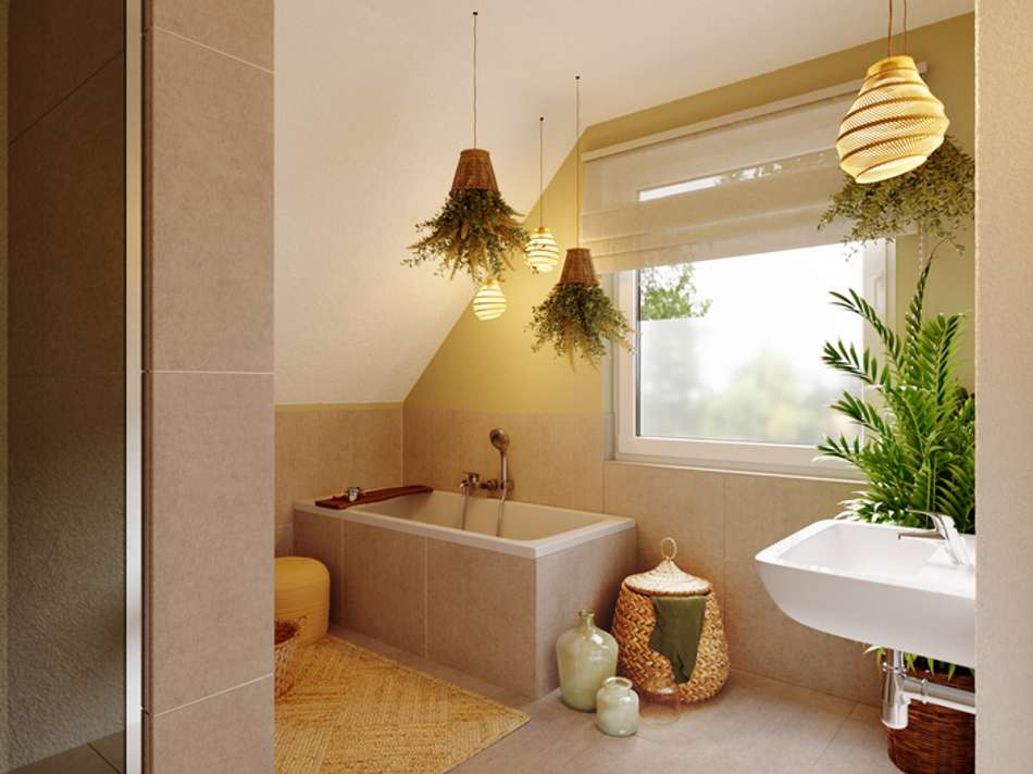 Wohnbeispiel Badezimmer.