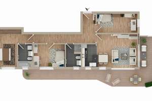 Moderne 4-Zimmer-Erdgeschosswohnung mit umlaufender Terrasse in bevorzugter Lage von Ippendorf! – Die vollständige Adresse der Immobilie erhältst du vom Anbieter., 53127 Ippendorf, Bonn – Vorschaubild 11