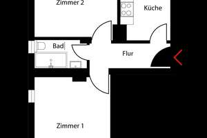 Ruhig gelegene 2-Zimmer-Wohnung im Herzen von Charlottenburg – Die vollständige Adresse der Immobilie erhältst du vom Anbieter., 10589 Charlottenburg, Berlin – Vorschaubild 12