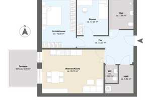 Freundliche 3-Zimmer-Wohnung in Neetze