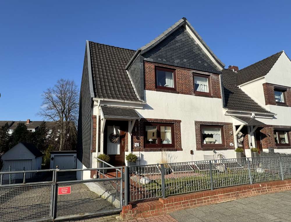 Gepflegtes Reihenendhaus mit Garage in Bremen Lesum, Bremen – Bild 1