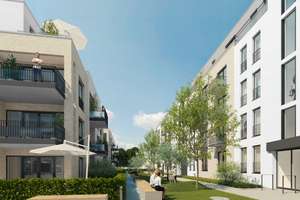 3 Zimmer Wohnung in modernem Wohnquartier unweit des Bunten Garten