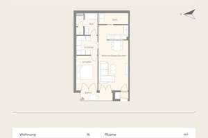 Wohnung Nr. 16: 2.Obergeschoss  – Charmante 2-Zimmer-Wohnung mit besonderem Flair – Landsberger Strasse 519, 81241 Pasing, München – Vorschaubild 7