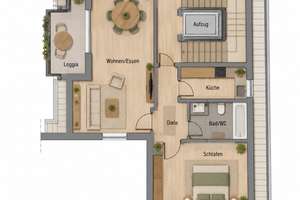 Unser Highlight: Dachgeschosswohnung mit ausgebautem Spitzboden – Die vollständige Adresse der Immobilie erhältst du vom Anbieter., 42653 Solingen-Mitte, Solingen – Vorschaubild 18