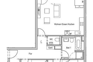 Praktisch und modern: 3-Zi.-Wohnung mit Einbauküche, Balkon und zwei Bädern – Rheinallee 70, 55120 Neustadt, Mainz – Vorschaubild 5