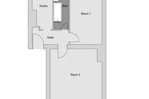 2,0-Zimmer-Wohnung in Berlin Wedding – 13355 Gesundbrunnen, Berlin – Vorschaubild 2
