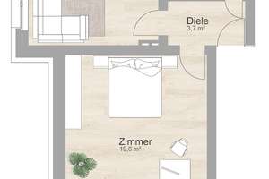 *** Attraktive Singlewohnung mit Duschbad + Loggia in grüner Lage! *** – Neuweselstr. 70, 45355 Borbeck-Mitte, Essen – Vorschaubild 12