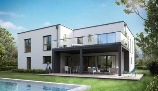Bild von Moderner Neubau mit Ecken und Kanten aus dem Haus Bien Zenker inkl. Baugrundstück in TOP LAGE