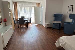 Helle, möblierte 1-Zimmer-Wohnung mit Balkon in München-Giesing von privat