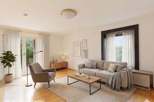 3-Zimmer-Wohnung mit eigenem Gartenanteil. großer Terrasse & Garage in Gaisburg