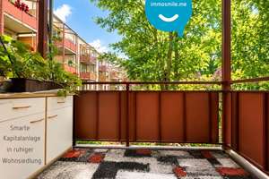 Kapitalanlage • vermietete 2-Zimmer • mit Balkon • Küche • ruhige Wohnsiedlung