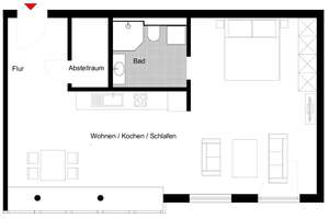 Erstbezug mit Sitzfenster: Sehr helle 60 m² Wohnung mit EBK & Parkett – Außer der Schleifmühle 4, 28203 Ostertor, Bremen – Vorschaubild 8