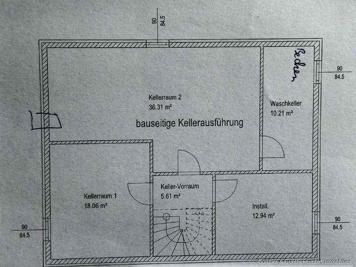 Grundriss Untergeschoss