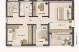 Ein Zuhause mit Rückzugsort – großzügiges Wohnhaus mit Innengarten, Garage & Stellplatz – Tannenäcker 48, 89079 Wiblingen, Ulm – Vorschaubild 23