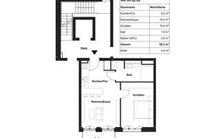 Attraktive 2-Zimmer-Wohnung mit Einbauküche und Balkon im exklusiven Neubauquartier Deiker Höfe! – 40468 Stockum, Düsseldorf – Vorschaubild 2