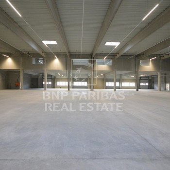 Neubau: Hallen mit Büro