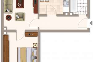 Gepflegte 2-Zimmer-Wohnung mit Küche in Essen-Frohnhausen – Kölner Straße 60, 45145 Frohnhausen, Essen – Vorschaubild 2