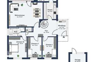 Modernisiertes und familienfreundliches Einfamilienhaus mit sonnigem Garten und großzügigem Wohngefü – Die vollständige Adresse der Immobilie erhältst du vom Anbieter., 28816 Stuhr – Vorschaubild 29
