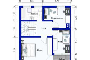 6-Zimmer-Doppelhaushälfte mit Garage in zentraler Lage – Die vollständige Adresse der Immobilie erhältst du vom Anbieter., 89079 Wiblingen, Ulm – Vorschaubild 9