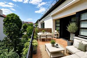 Abendstimmung auf Schwabinger Dachterrasse – Die vollständige Adresse der Immobilie erhältst du vom Anbieter., 80796 Neuschwabing, München – Vorschaubild 3