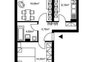 Renovierte 2-Zimmer-Wohnung – Nachmieter zum 01.10.2026 gesucht – Karl-Marx-Straße 19, 65199 Dotzheim, Wiesbaden – Vorschaubild 9