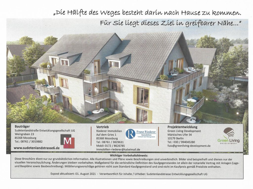 Neubau von 9 Wohnungen - projektiert - Baubeginn in Kürze