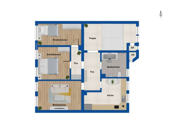 Grundriss Obergeschoss