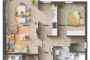 Der Bungalow für die kleine Familie – Übersichtlich und variabel – Die vollständige Adresse der Immobilie erhältst du vom Anbieter., 75389 Neuweiler – Vorschaubild 7
