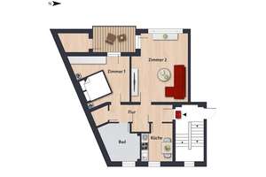 Geräumige Wohnung in Westhagen // 2.OG links – Wismarer Str. 17, 38444 Westhagen, Wolfsburg – Vorschaubild 3