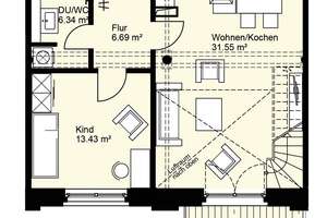 Traumhafte 3-Raum-Maisonette in der "Heeresbäckerei" - exklusive Denkmalsanierung 2018 !! – Fehmarner Straße 11, 4159 Möckern, Leipzig – Vorschaubild 16