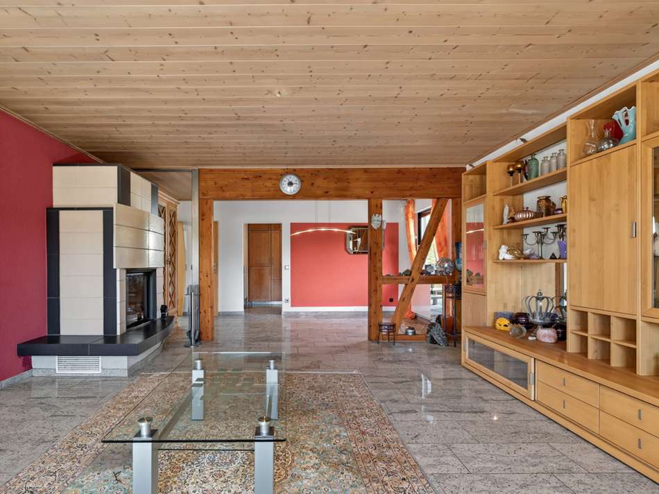 EG Wohnzimmer mit Kamin