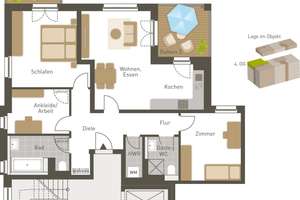 Exklusive 4-Zimmer-Wohnung mit Designerküche und Tiefgaragenstellplatz - Wohnen auf höchstem Niveau – Herrnstr 33, 90763 Nördliche Südstadt, Fürth – Vorschaubild 22