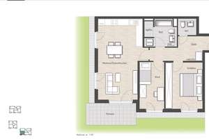 Moderne 3-Zimmer-Terrassenwohnung mit Gartenanteil & TG – Neubau 2021 in Aubing-Süd – Maria-Arndt-Str. 5, 81249 Aubing-Süd, München – Vorschaubild 10