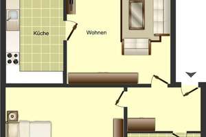 2-Zimmer im EG in Hamm Herringen ! – Kurt-Schumacher 15, 59077 Herringen, Hamm – Vorschaubild 2