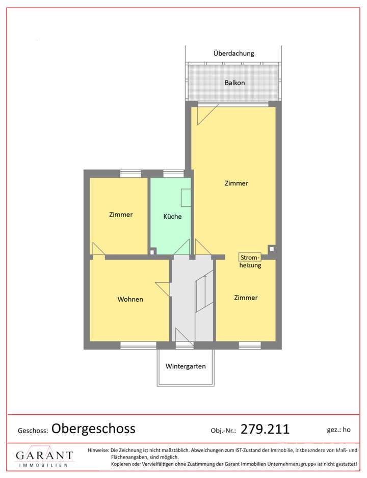 Grundriss Obergeschoss