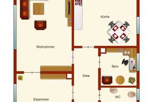 Provisionsfrei: Freistehendes Haus mit großem Grundstück in ruhiger Lage – Augsburg (Kreis) – Vorschaubild 6