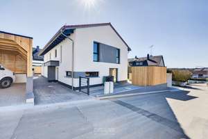 Hochwertige Neubau-Doppelhaushälfte KfW40 – Ihr neues Zuhause in Thalmassing! – Die vollständige Adresse der Immobilie erhältst du vom Anbieter., 93107 Thalmassing – Vorschaubild 1