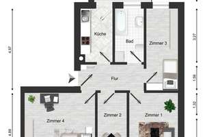 Wohnungspaket in Leipzig-Lindenau | 4,2 % Nettorendite & erhöhte AfA möglich – Die vollständige Adresse der Immobilie erhältst du vom Anbieter., 4177 Altlindenau, Leipzig – Vorschaubild 17