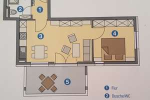 Stilvolle möblierte 2-Zimmer-Wohnung mit Balkon in Stuttgart-Hofen – Schlierseestrasse 55, 70378 Hofen, Stuttgart – Vorschaubild 11