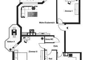 Hochwertige 3-Zimmer-Wohnung mit zwei Balkonen in begehrter Lage von Frankfurt-Sachsenhausen – 60599 Sachsenhausen-Süd, Frankfurt am Main – Vorschaubild 12