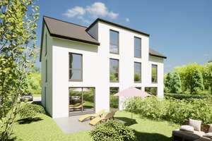 Top moderne KfW 40 NH DHH mit Terrasse und großem Garten in guter Lage von Rodgau! – Die vollständige Adresse der Immobilie erhältst du vom Anbieter., 63110 Rodgau – Vorschaubild 1